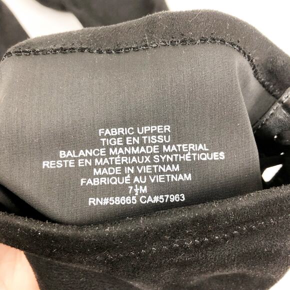 BP Womens Thigh High Boots 7.5 Black Faux Suede Pull On Lace Up Top NWOB - Picture 11 of 11